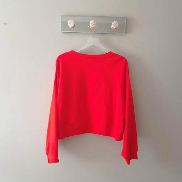 EUC H&M “Amour” graphic print & text oversized sweatshirt, M - Picture 4 of 5